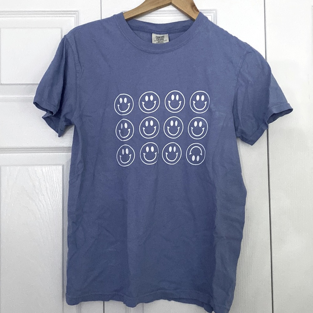 blue - trendy - oversized t